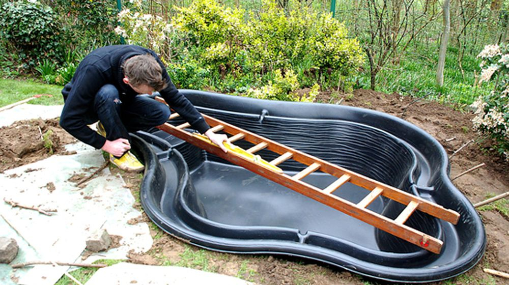 voorgevormde vijver tout sur les étangs