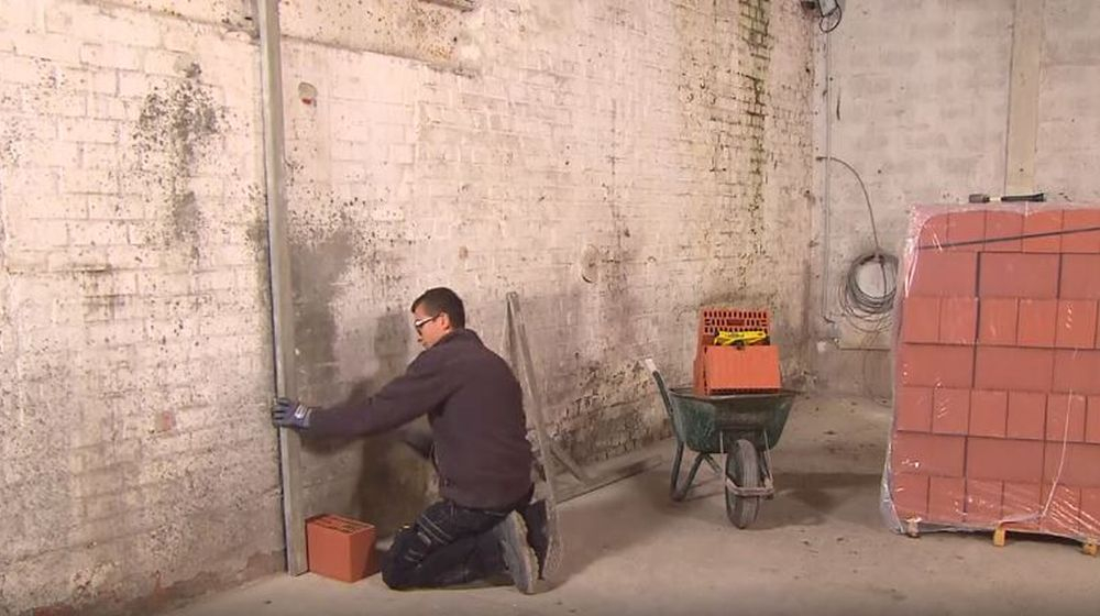bestaande muur profiel préparation