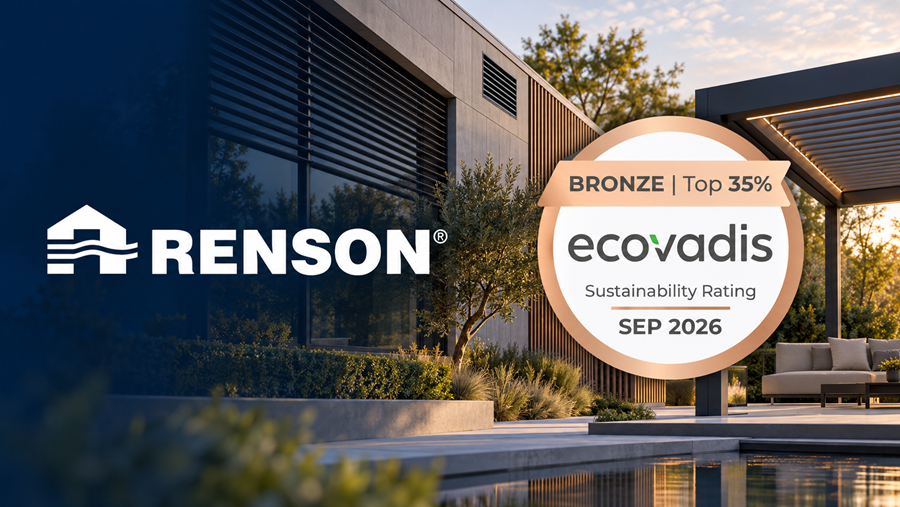 Renson EcoVadis Bronze Medal