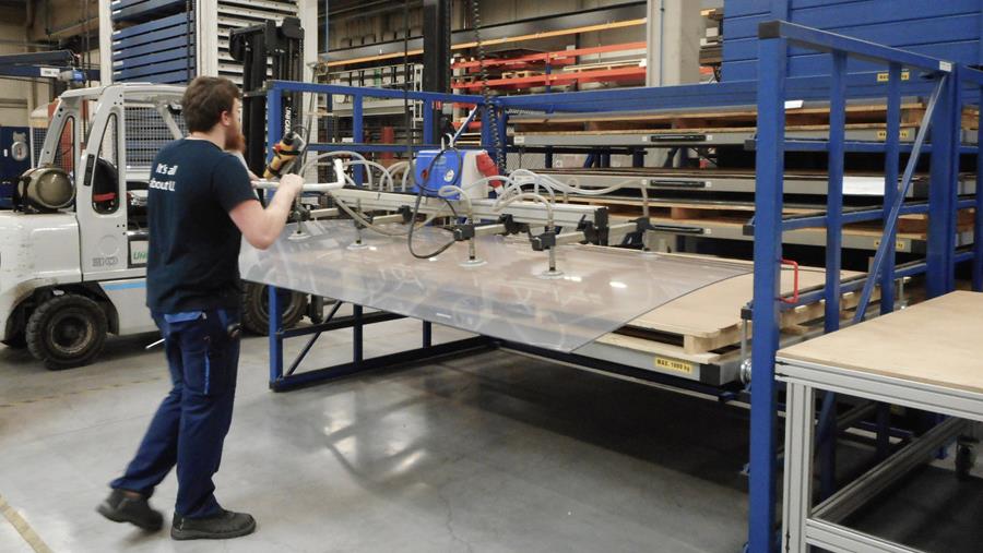 Horizontale platenstelling