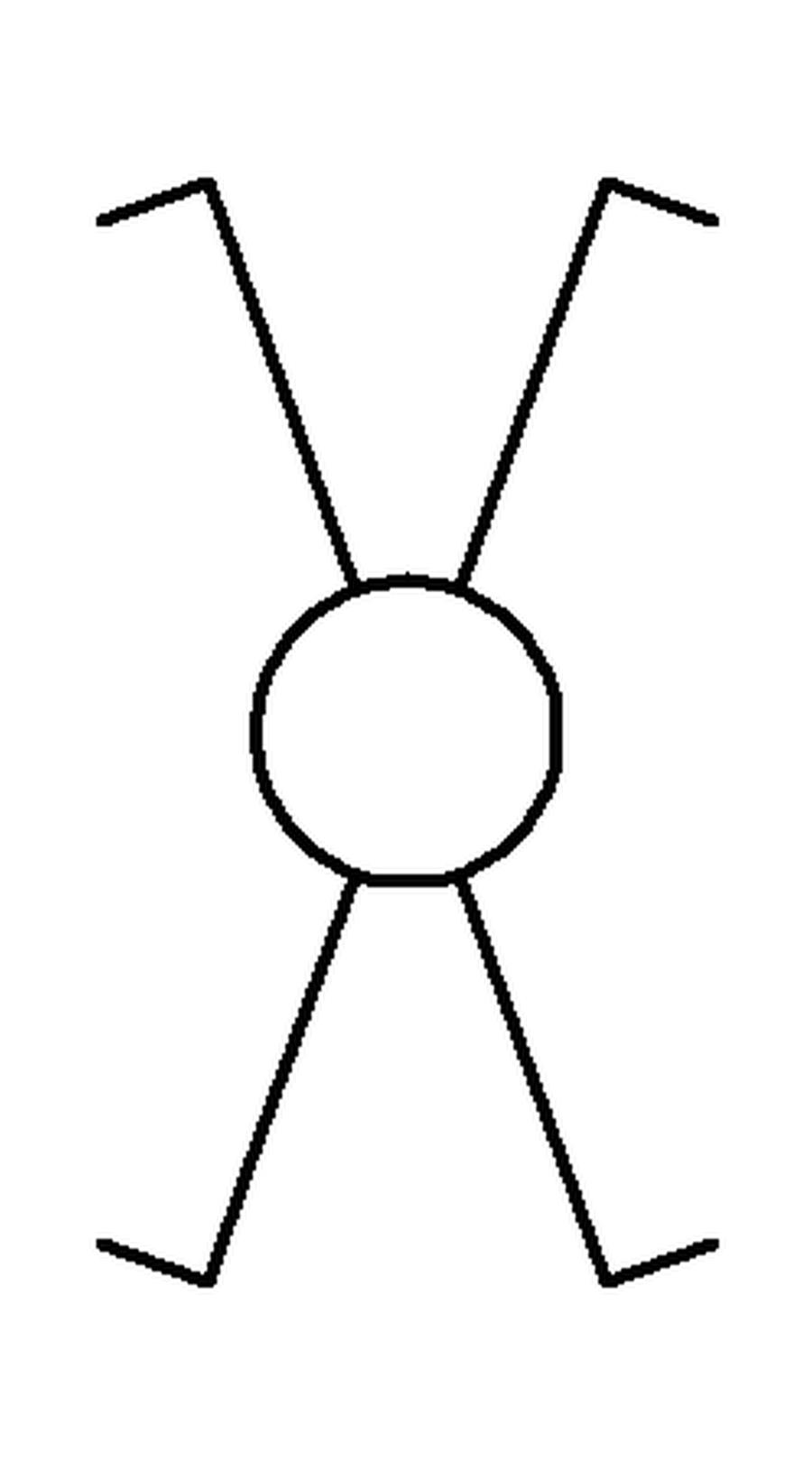 Symbool kruisschakelaar