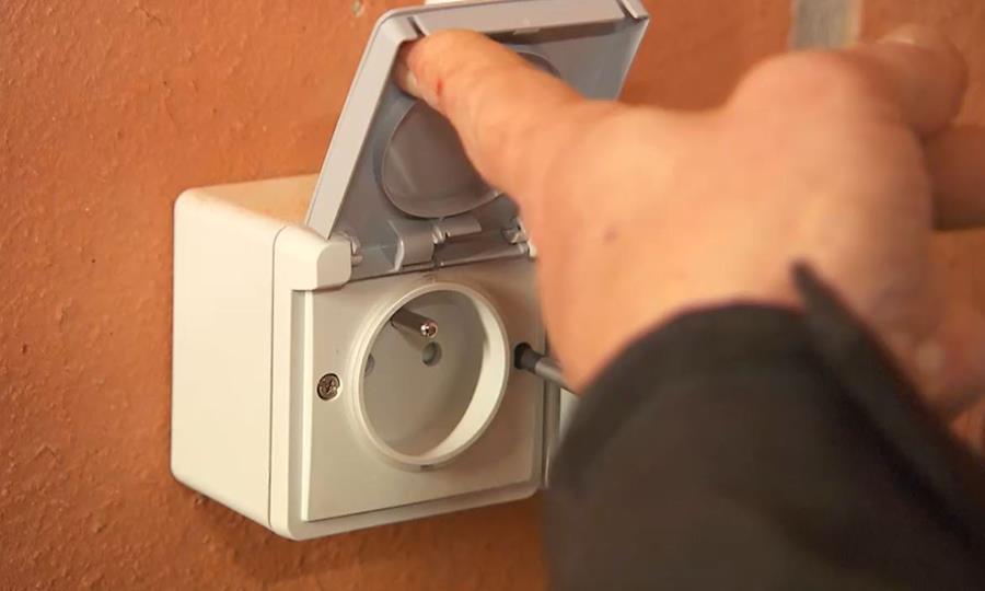 stopcontact in opbouw